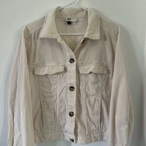 Cream Corduroy Jacket by H&M